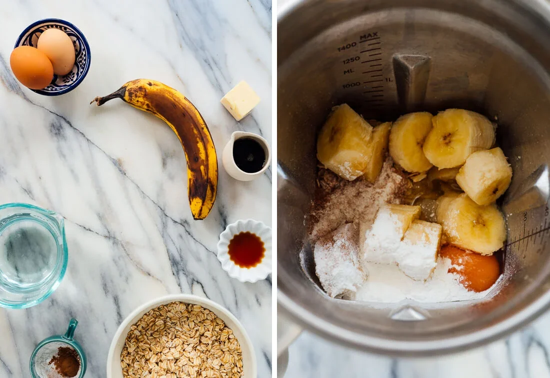 Easy Blender Oatmeal Pancakes (Healthy & GF)