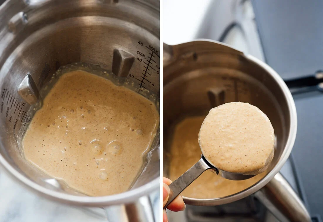 Easy Blender Oatmeal Pancakes (Healthy & GF)