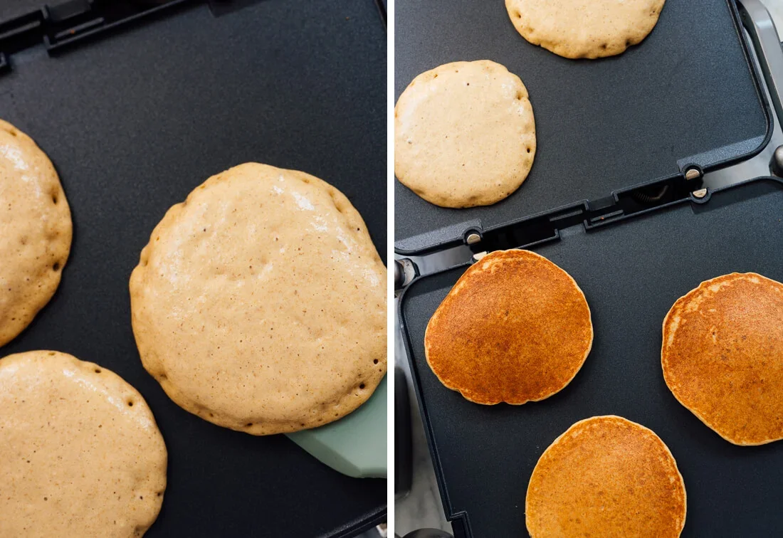 Easy Blender Oatmeal Pancakes (Healthy & GF) — step 4