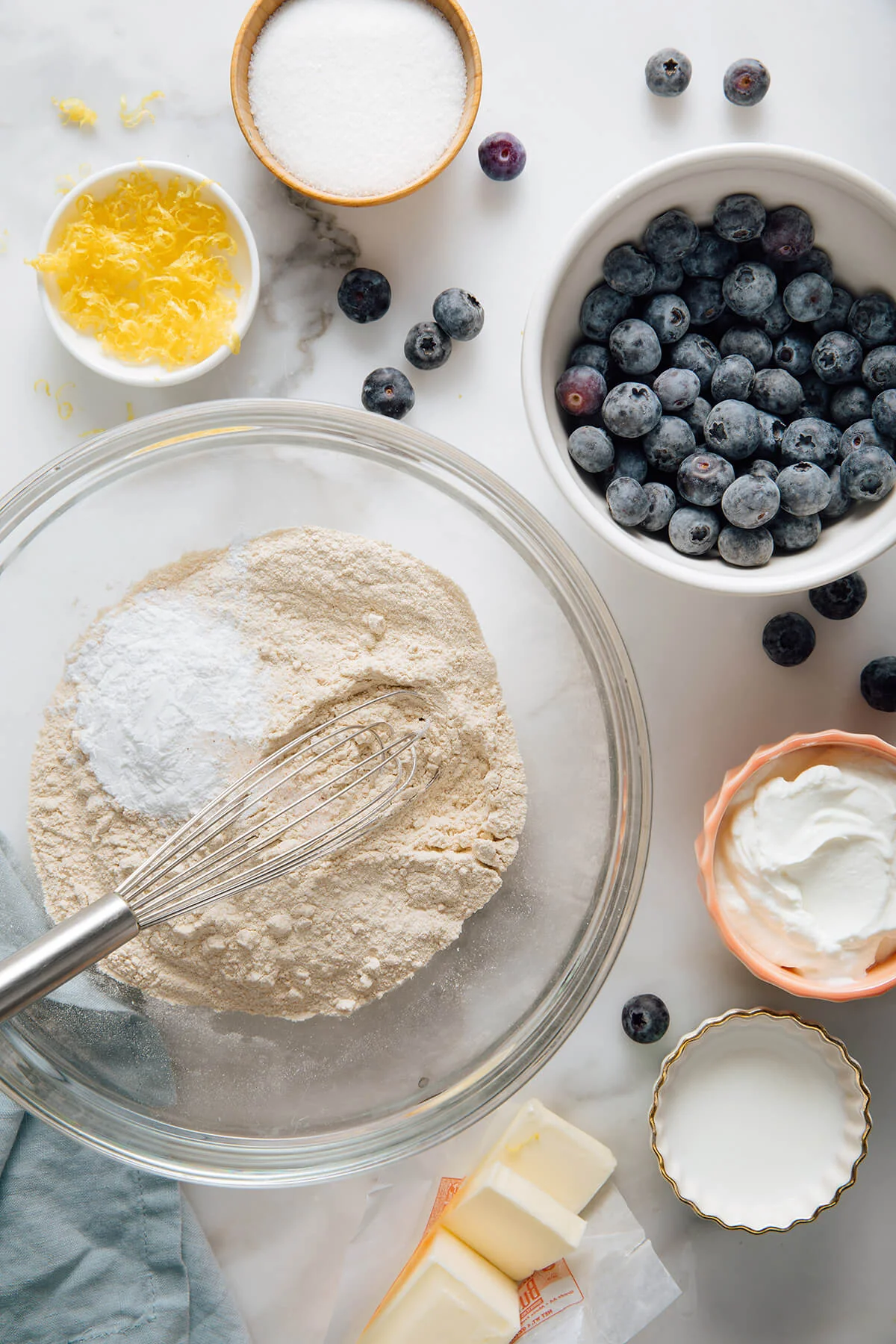 Tender, Bakery-Style Blueberry Scones