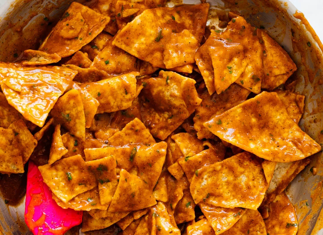 The Best Red Chilaquiles (Chilaquiles Rojos) — step 4