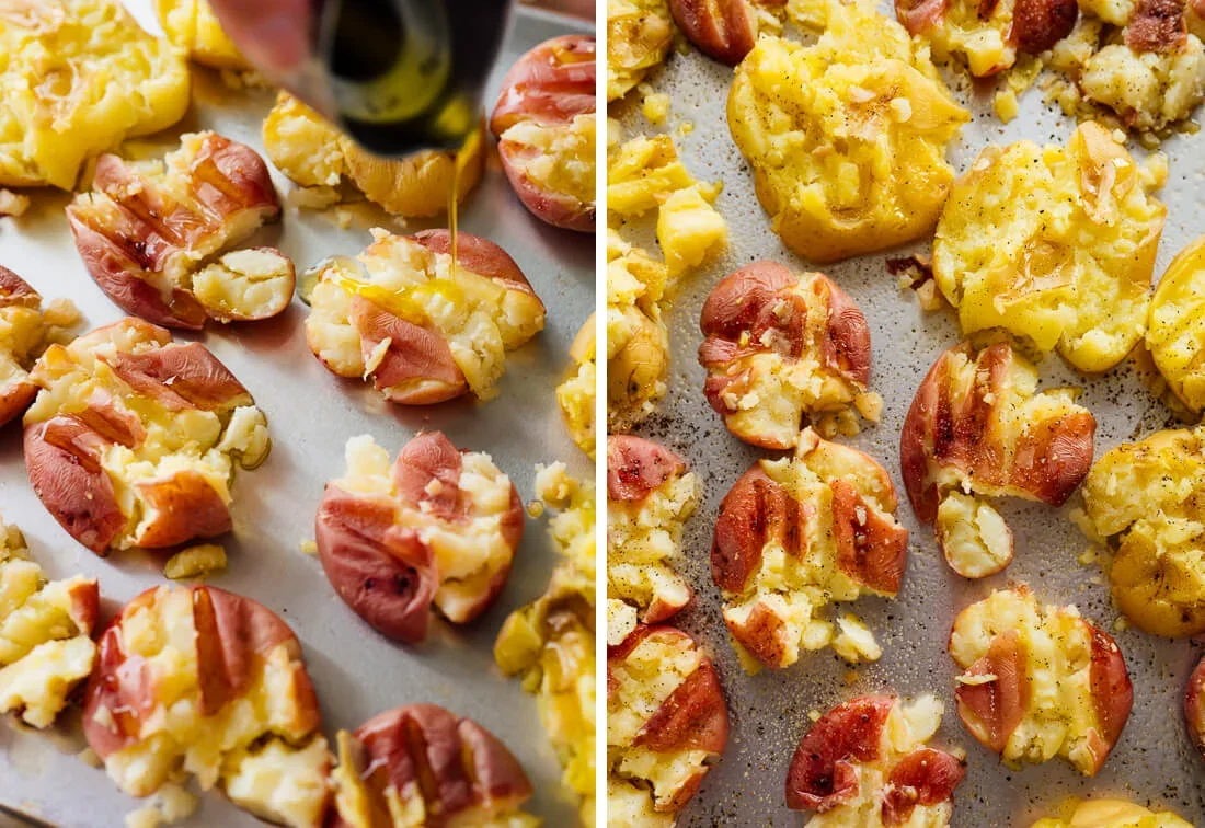 Crispy Smashed Potatoes (Vegan & Gluten Free)