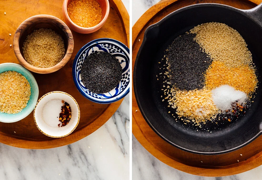 Homemade Toasted Everything Bagel Seasoning