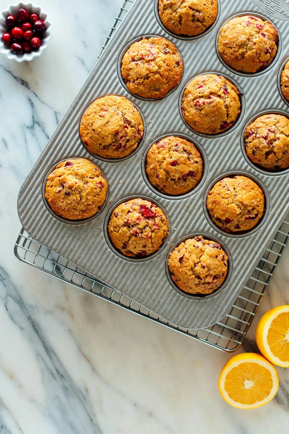 Fluffy Fresh Cranberry Orange Muffins — step 7