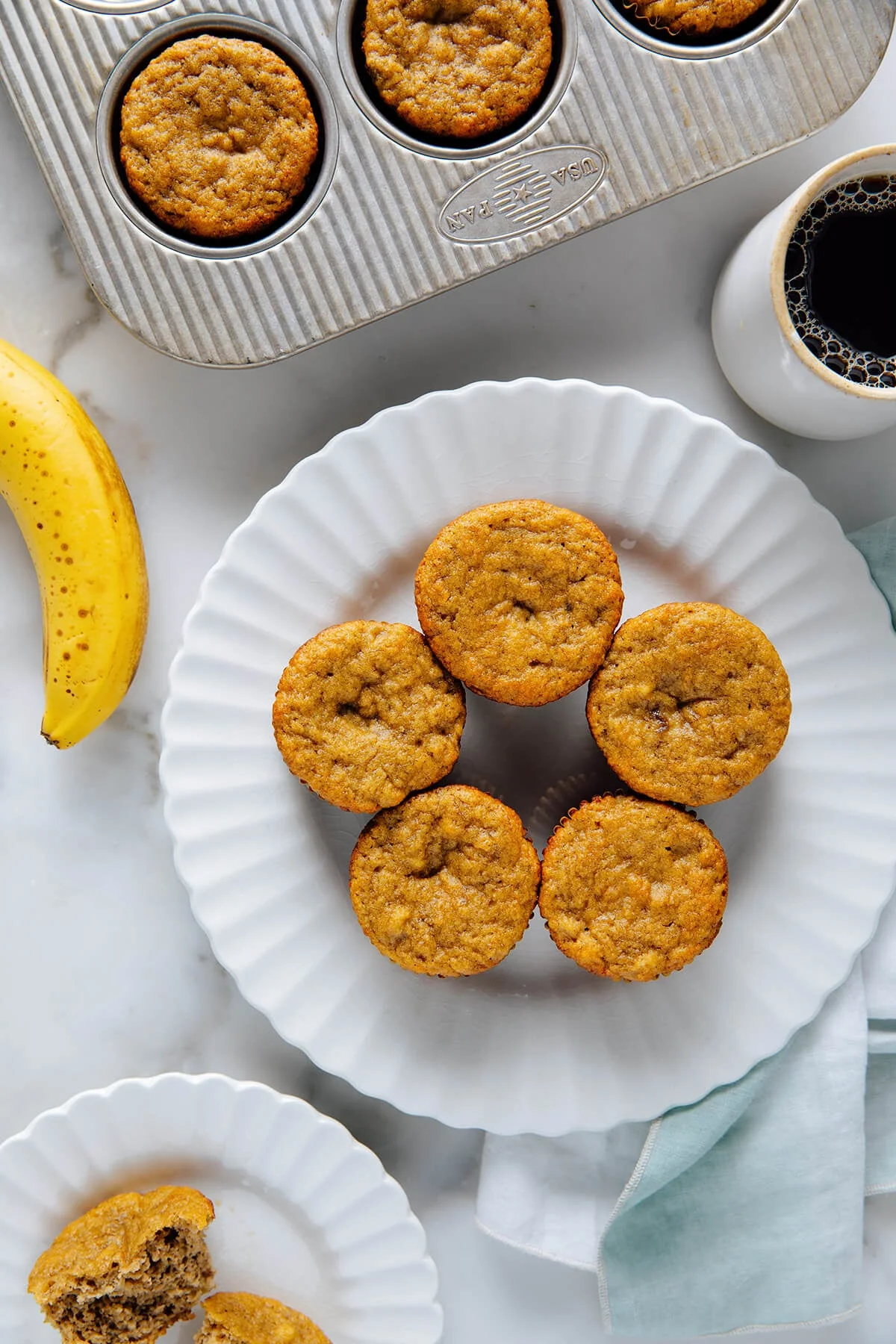 Tender Gluten-Free Banana Muffins (Almond Flour)