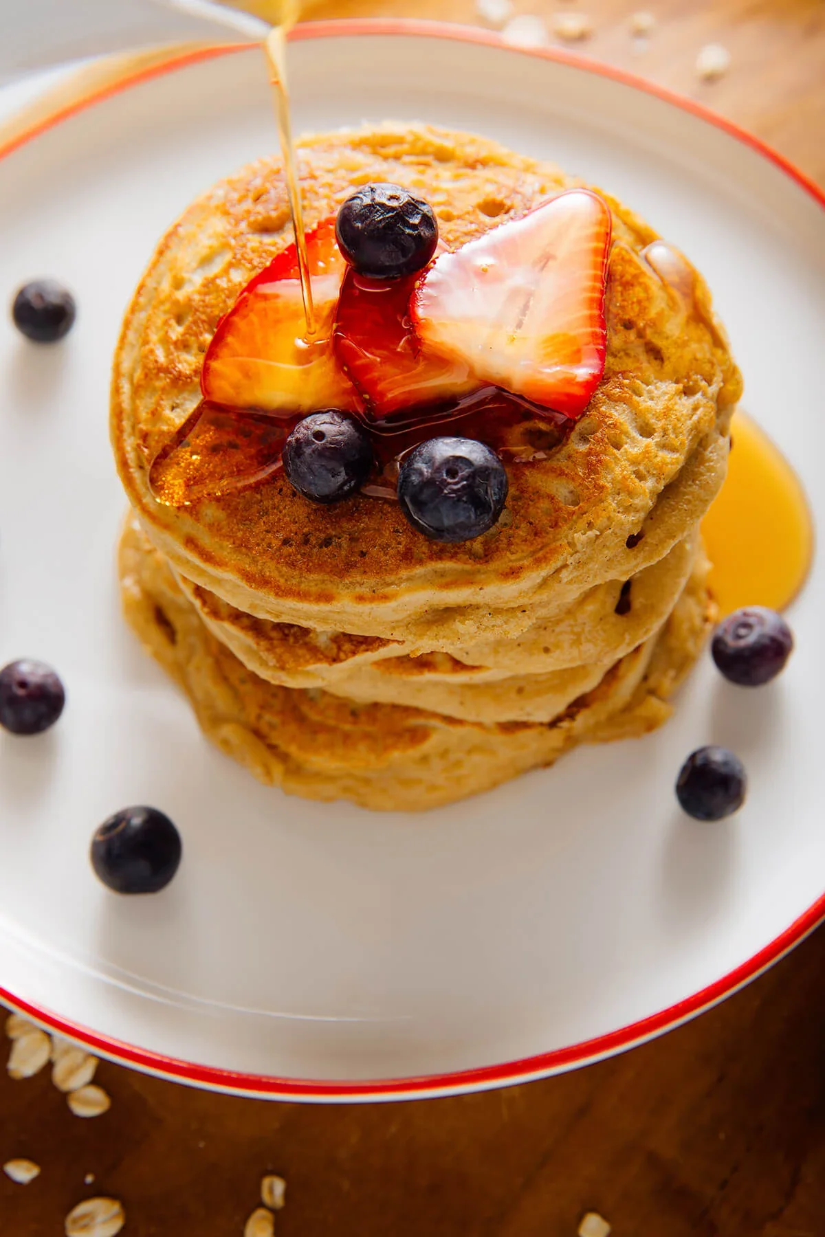 Fluffy Gluten-Free Oat Flour Pancakes