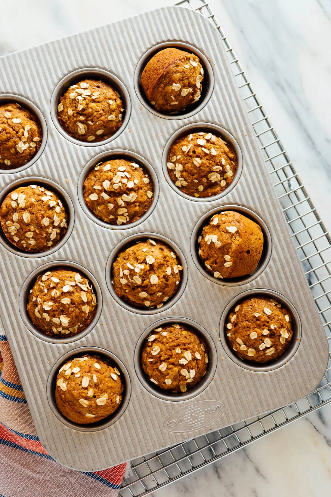 Cozy Whole Wheat Pumpkin Muffins