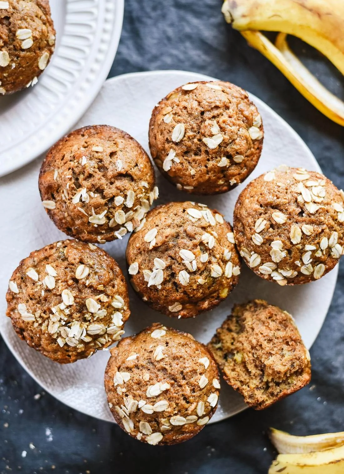 Fluffy Maple-Sweetened Banana Muffins