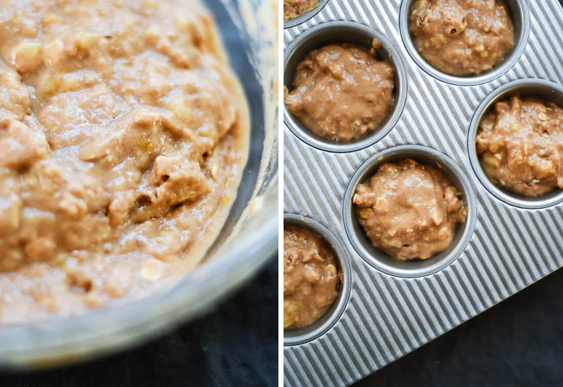 Fluffy Maple-Sweetened Banana Muffins — step 4