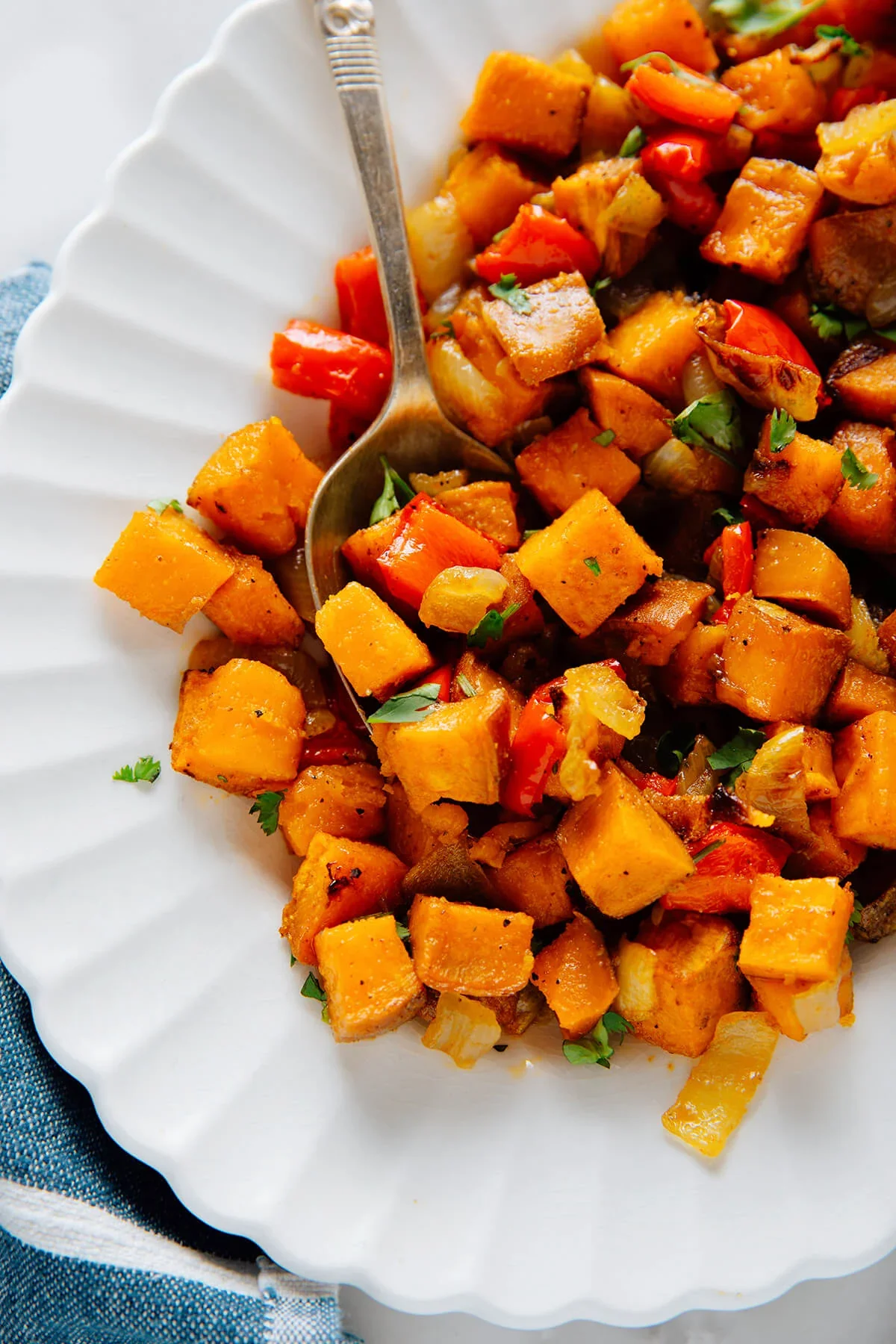 Oven-Roasted Sweet Potato Hash