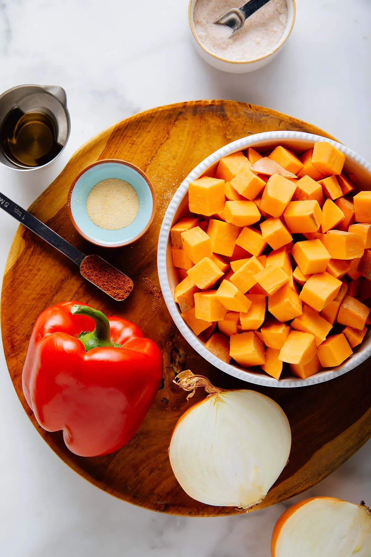 Oven-Roasted Sweet Potato Hash