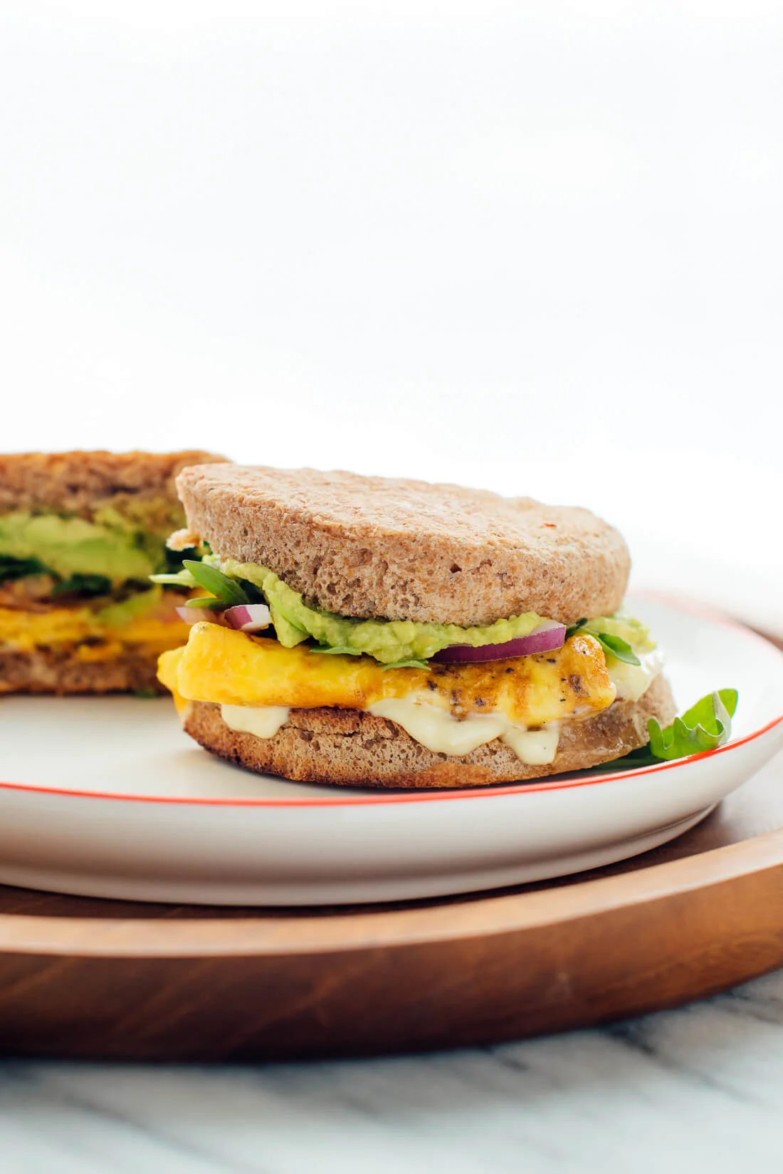 The Best Veggie Breakfast Sandwich