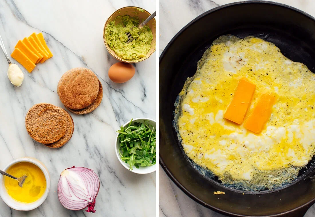The Best Veggie Breakfast Sandwich